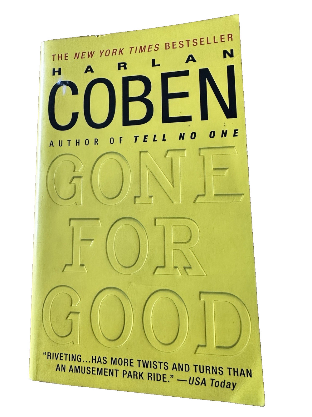 Harlan Coben, Gone for Good PB Novel/ Book 2002 Mystery Adventure Thriller Crime